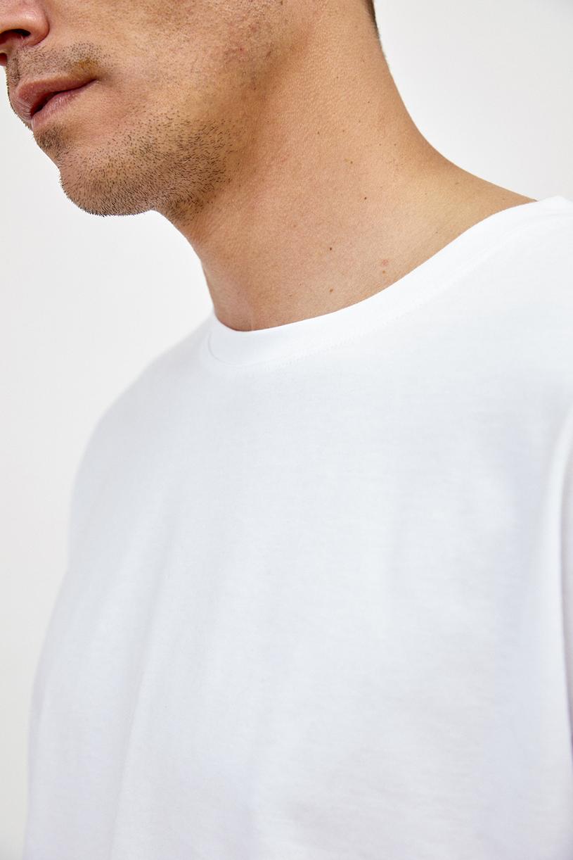 White Oversize Basic T-shirt