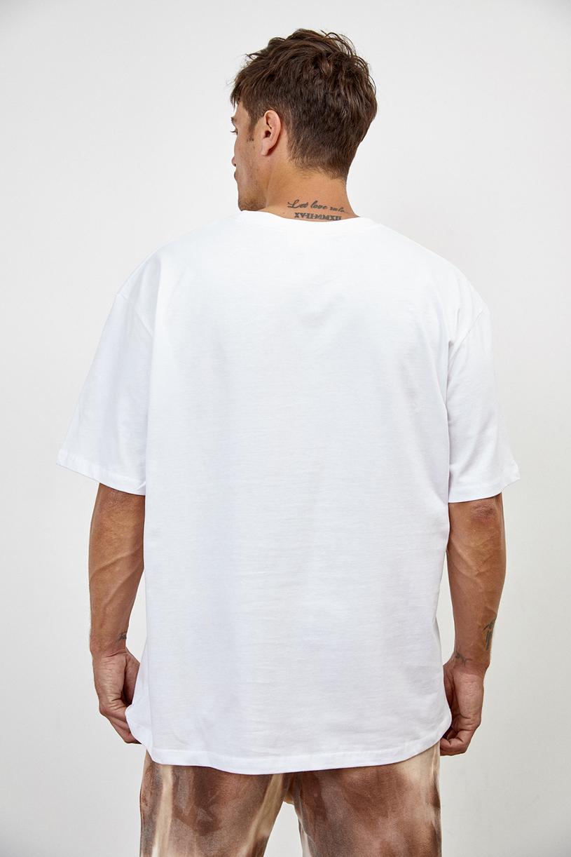 White Oversize Basic T-shirt