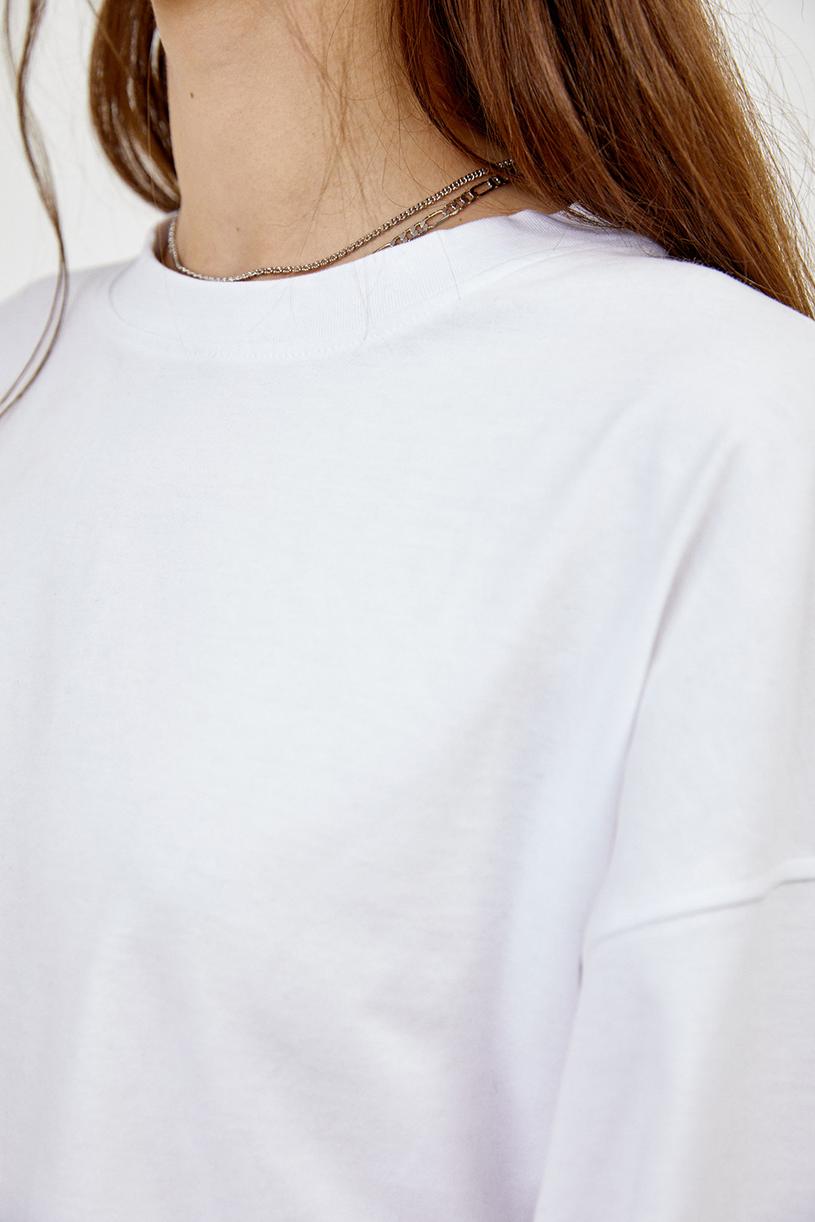 Beyaz Uzun Kol T-shirt