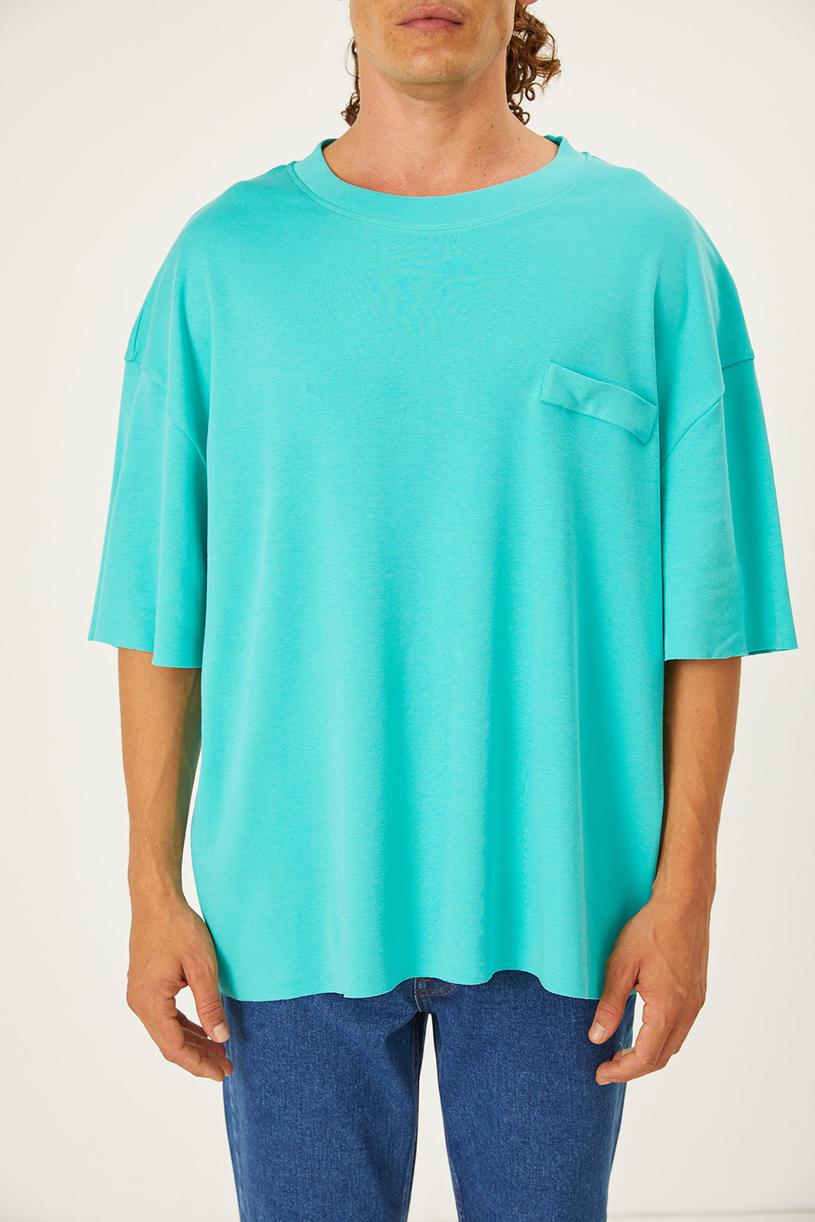Neon Green Pocket Tshirt