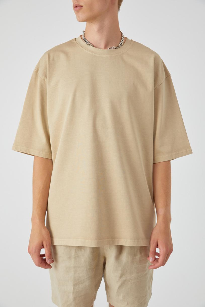 Vizon Yıkamalı Kompakt Tshirt