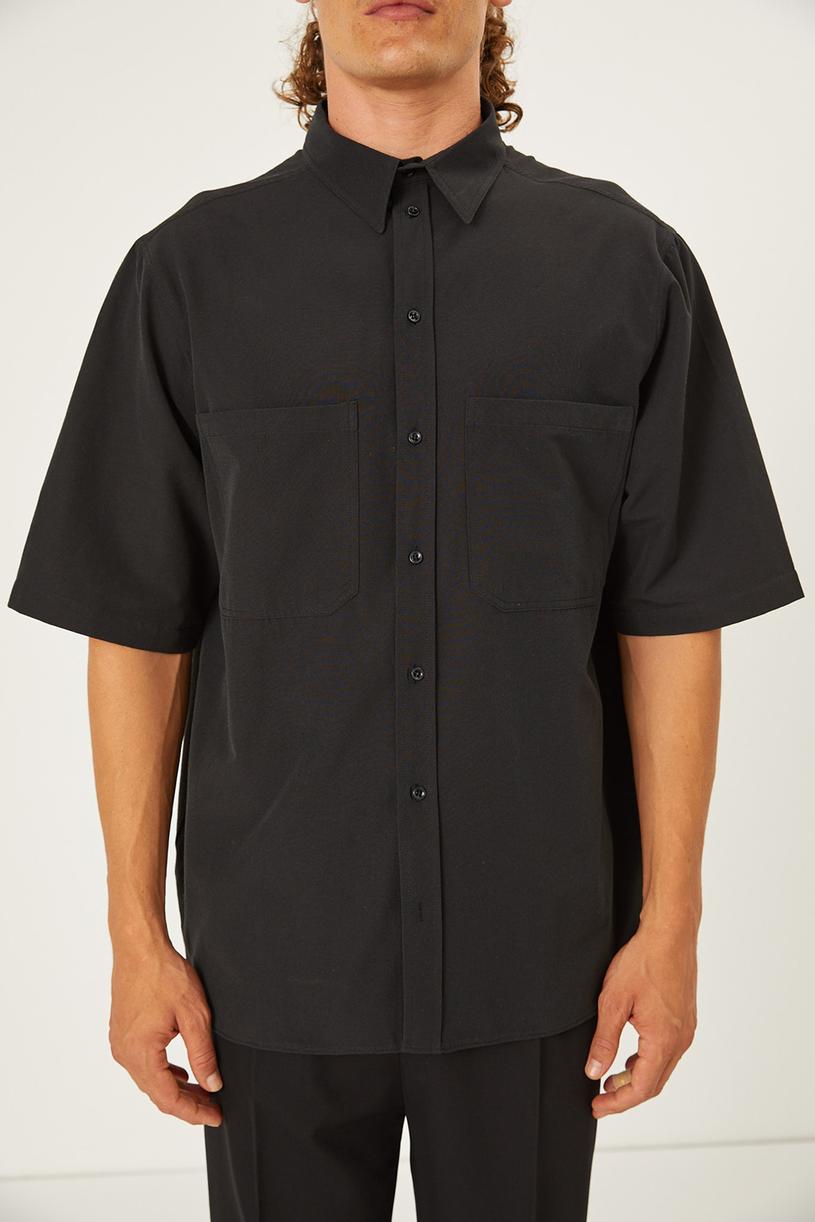 Black Half Sleeve Shirt