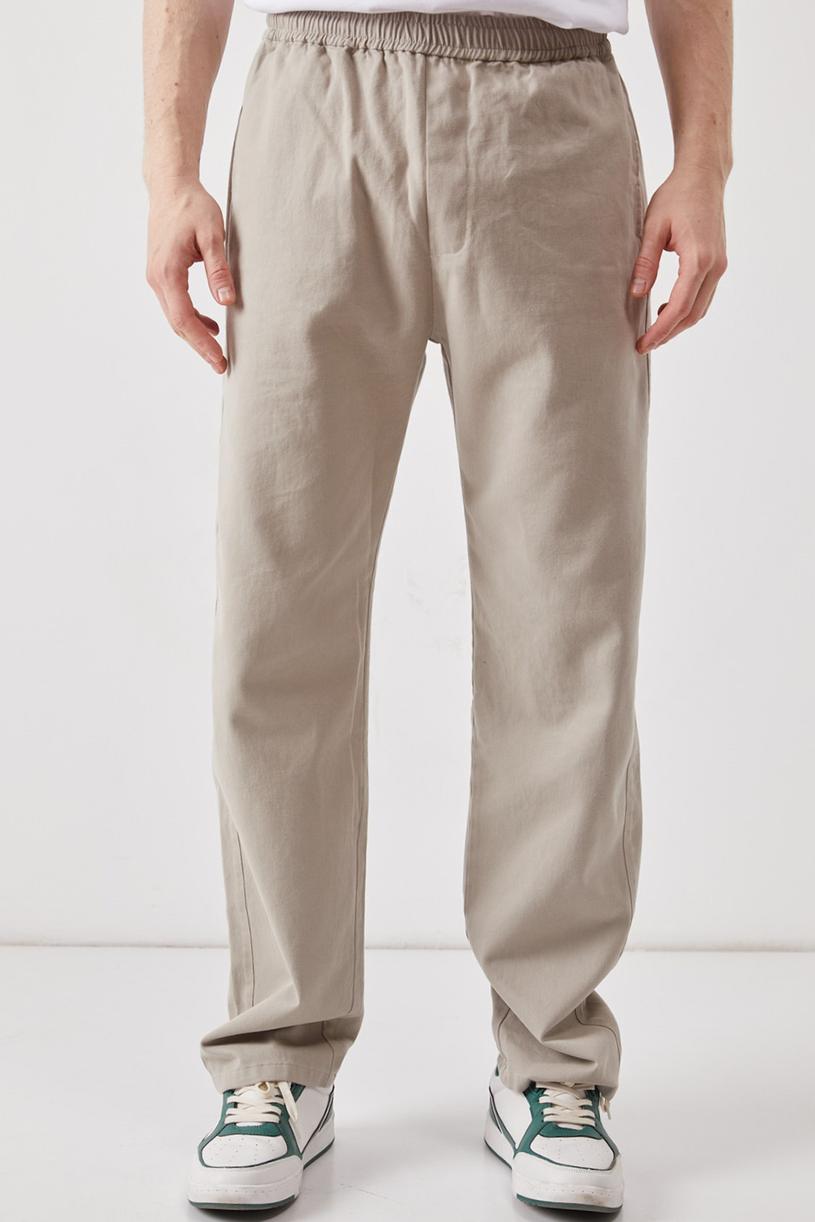 Grey Kotton Loose Pants