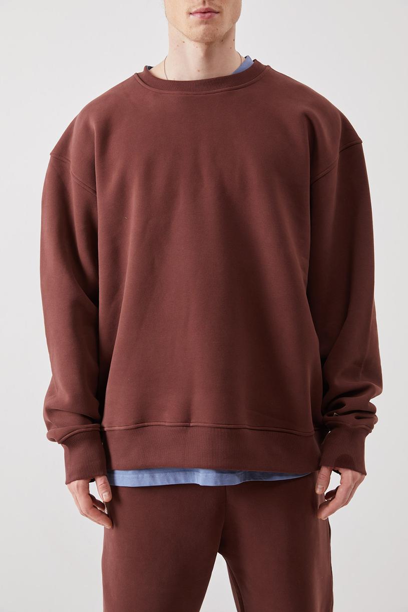 Brown Oversize Sweatshirt