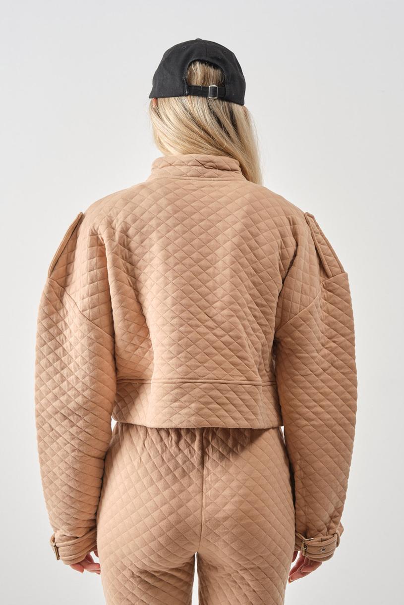 Nude Quilted Jacket