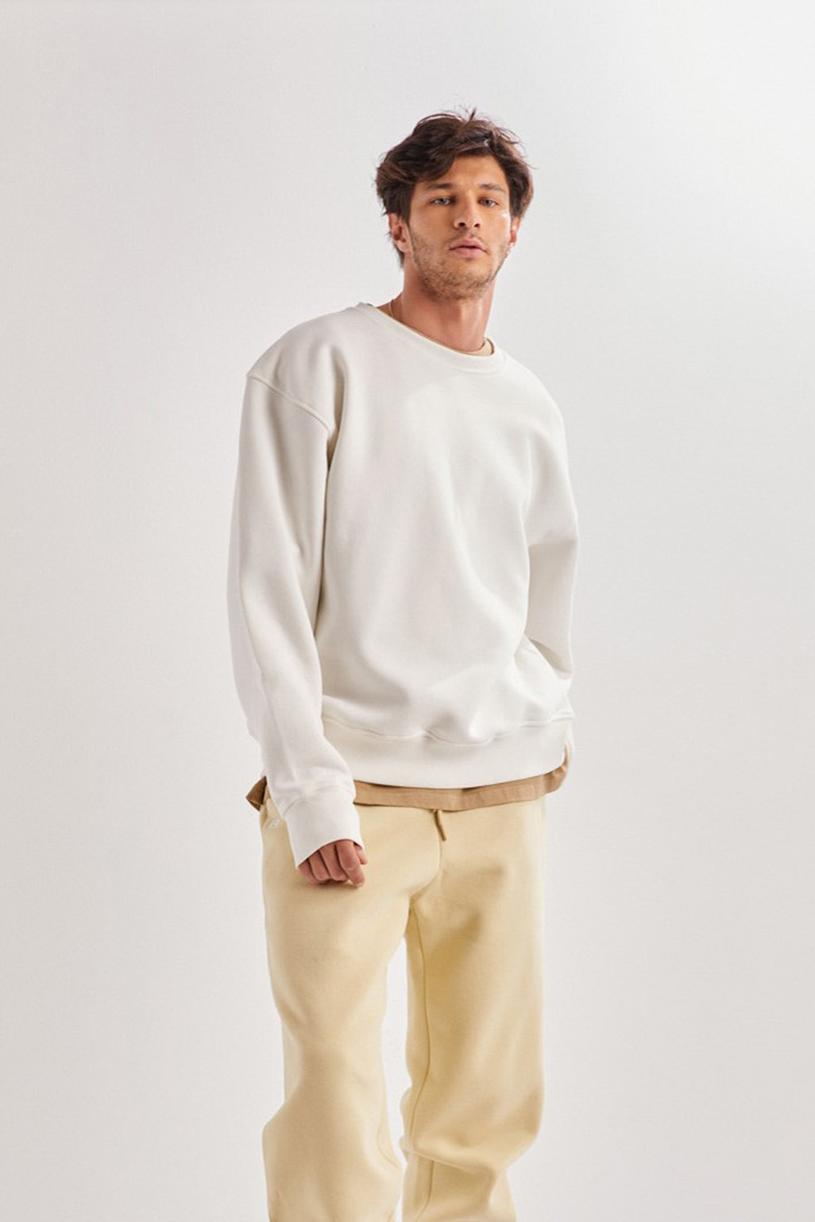 White Oversize Sweatshirt