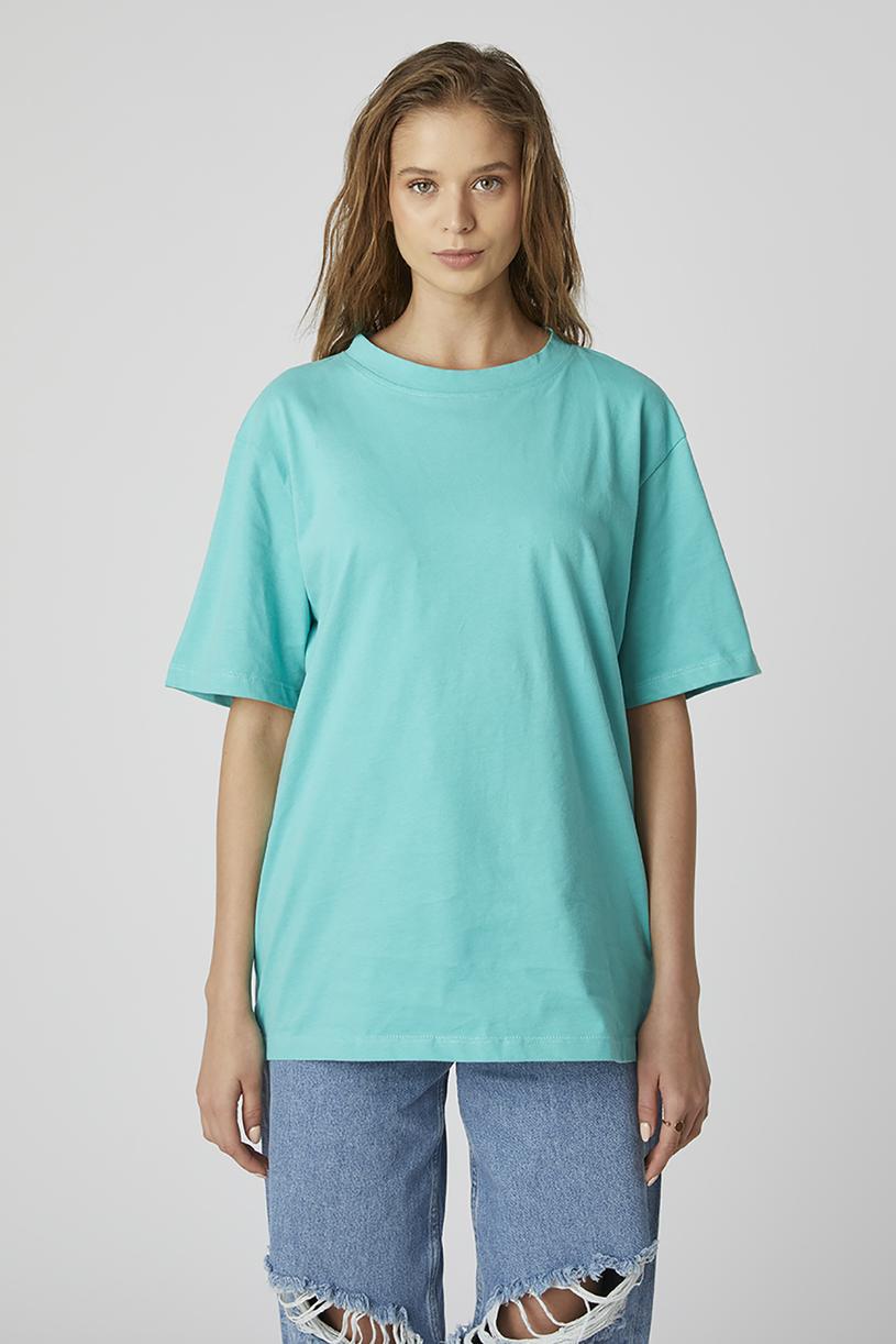Neon Green Oversize Basic Tshirt
