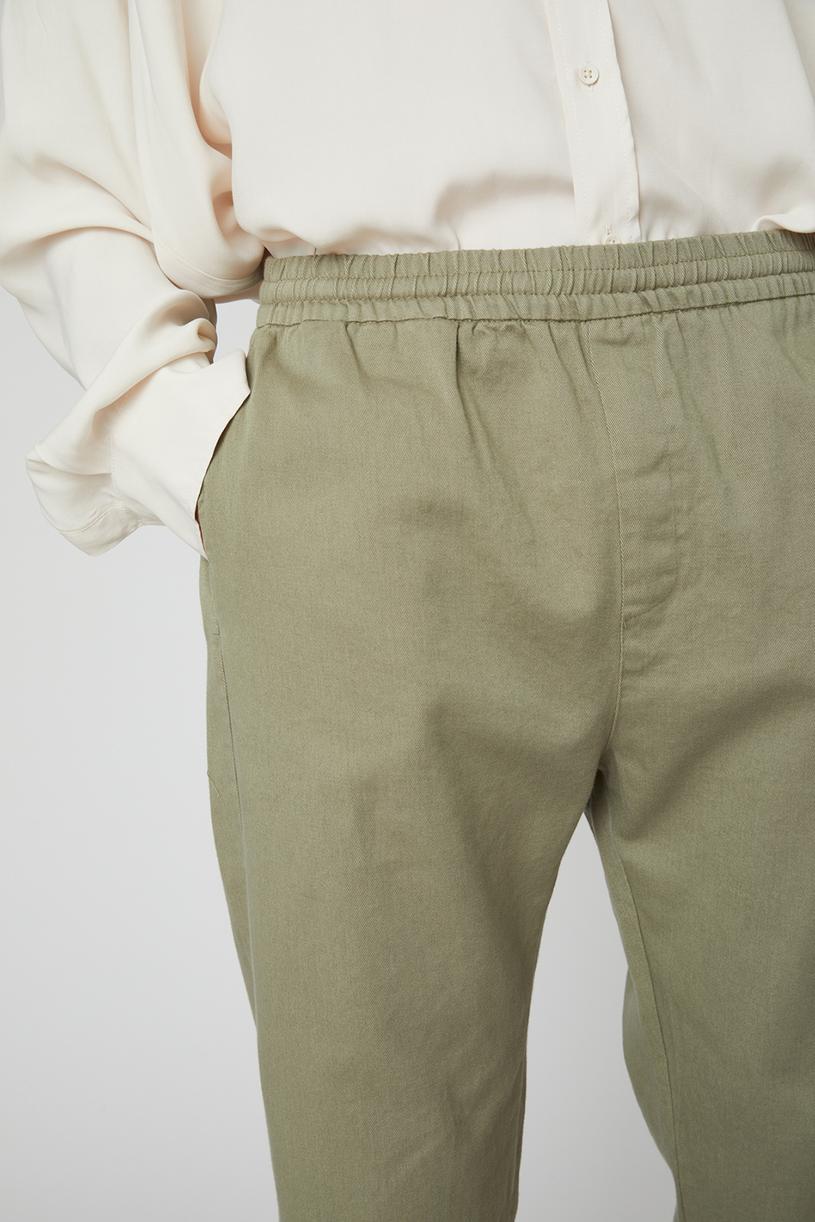 Cagla Green Kotton Loose Pants