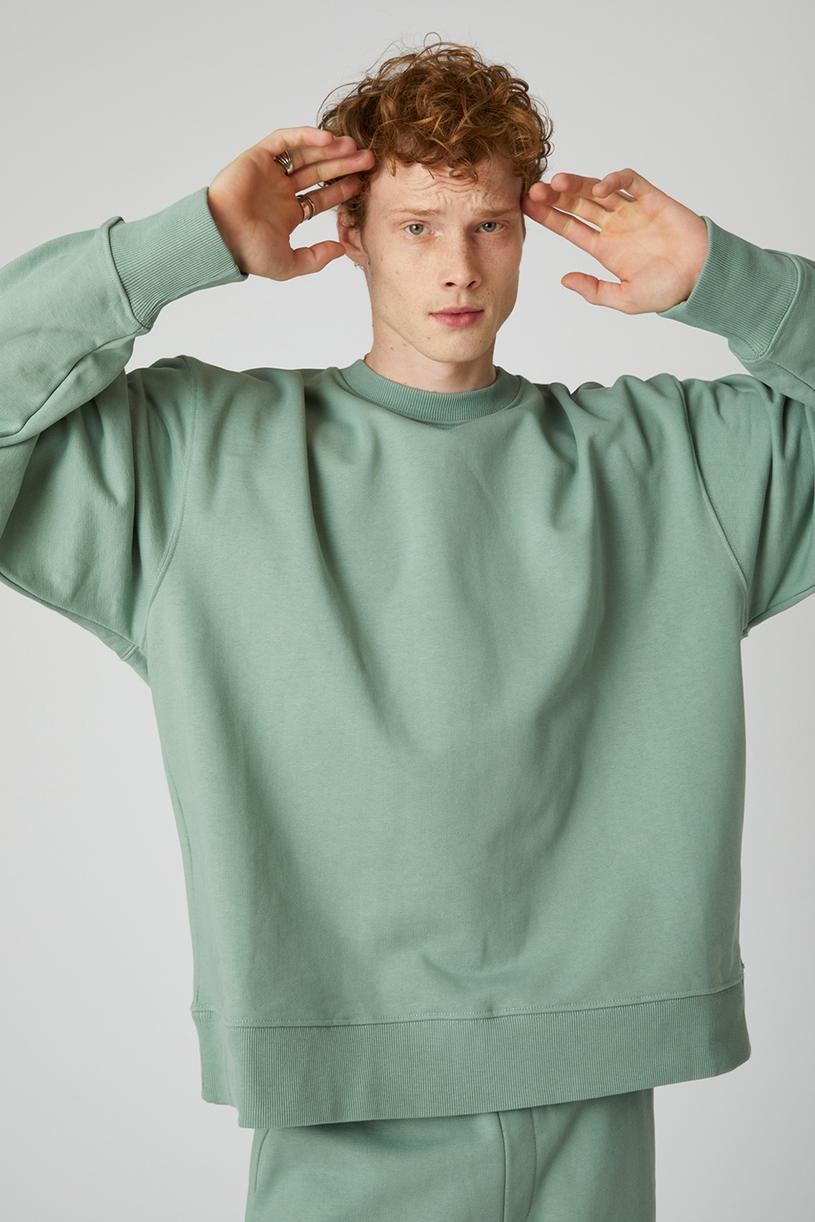Mint Green Oversize Sweatshirt