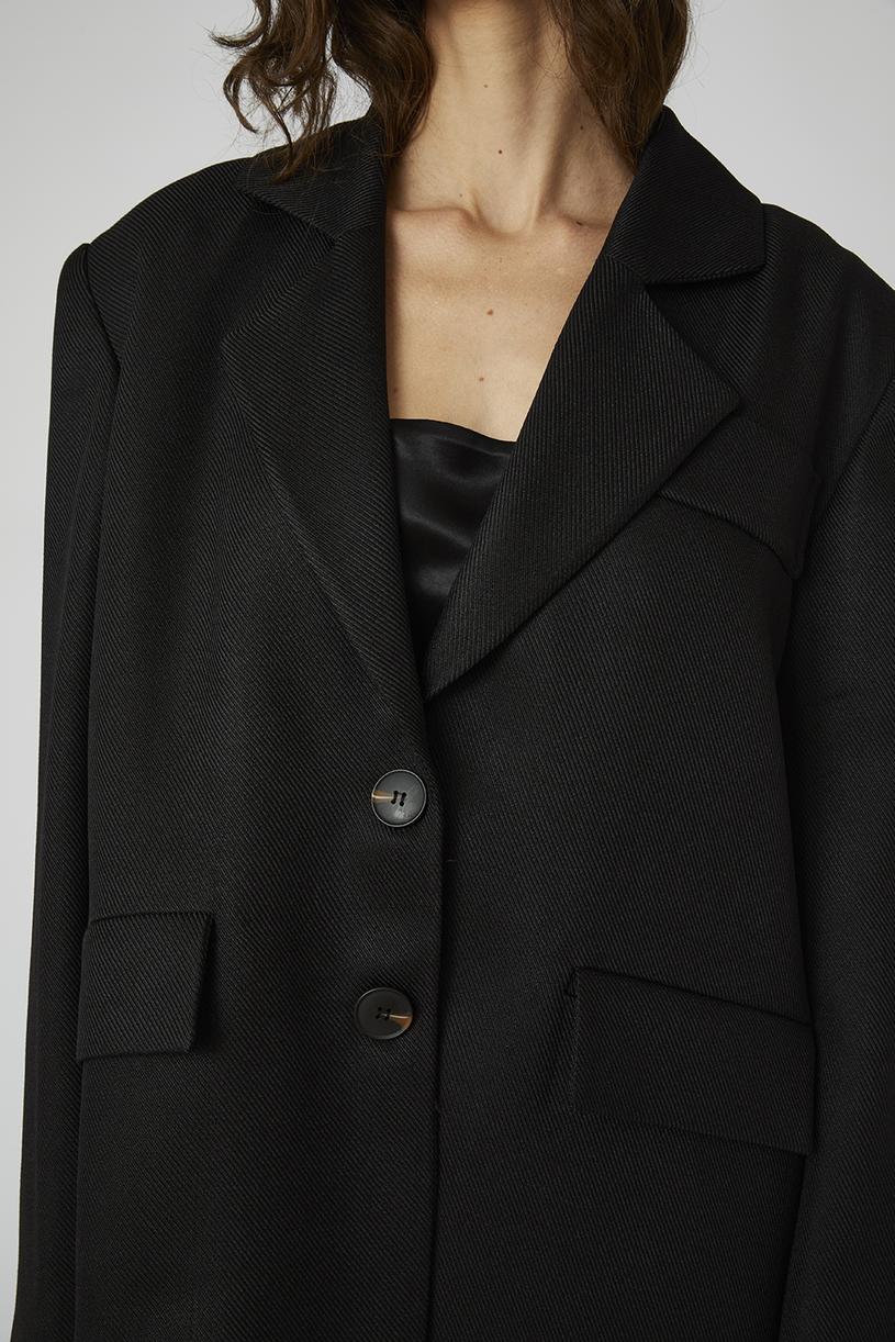 Black Oversize Blazer Jacket