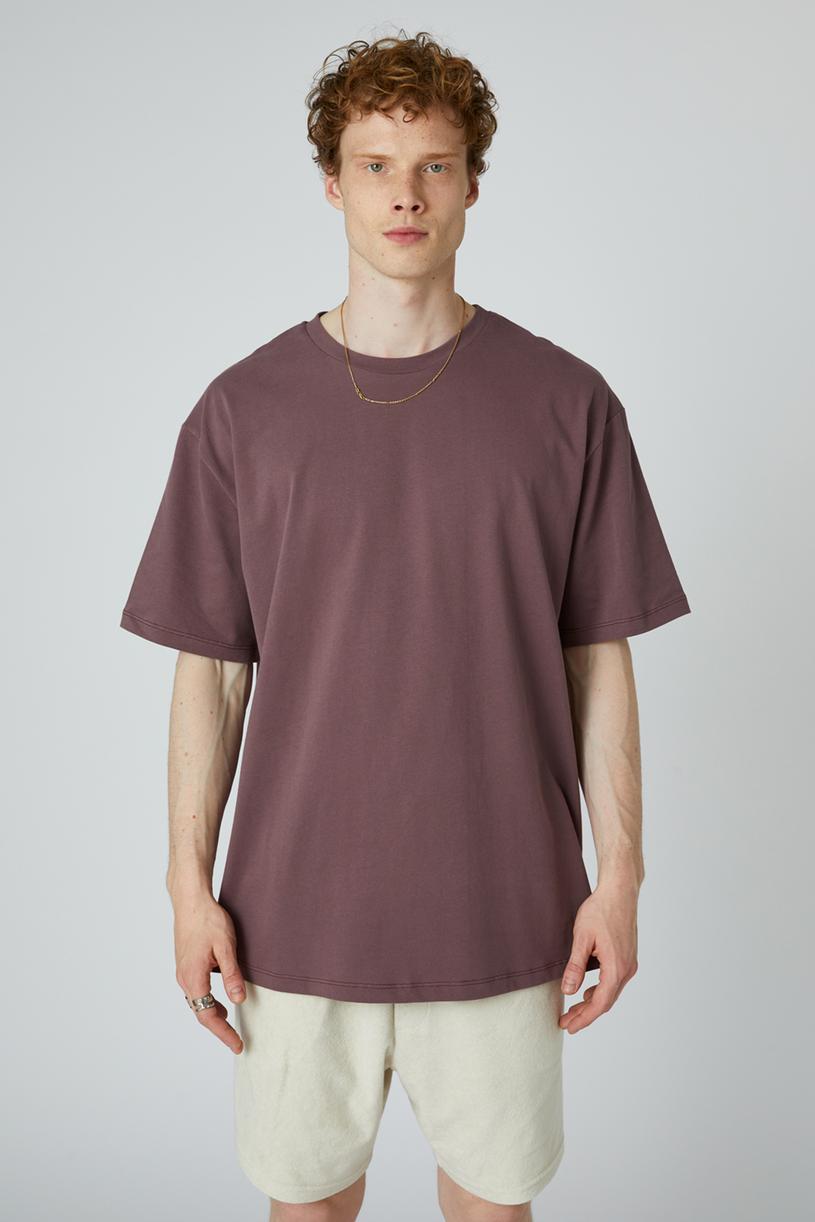 Brown Oversize Basic T-shirt