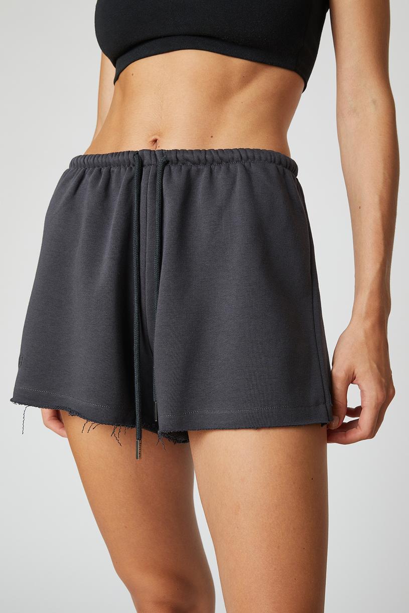 Anthracite Cropped Mini Short