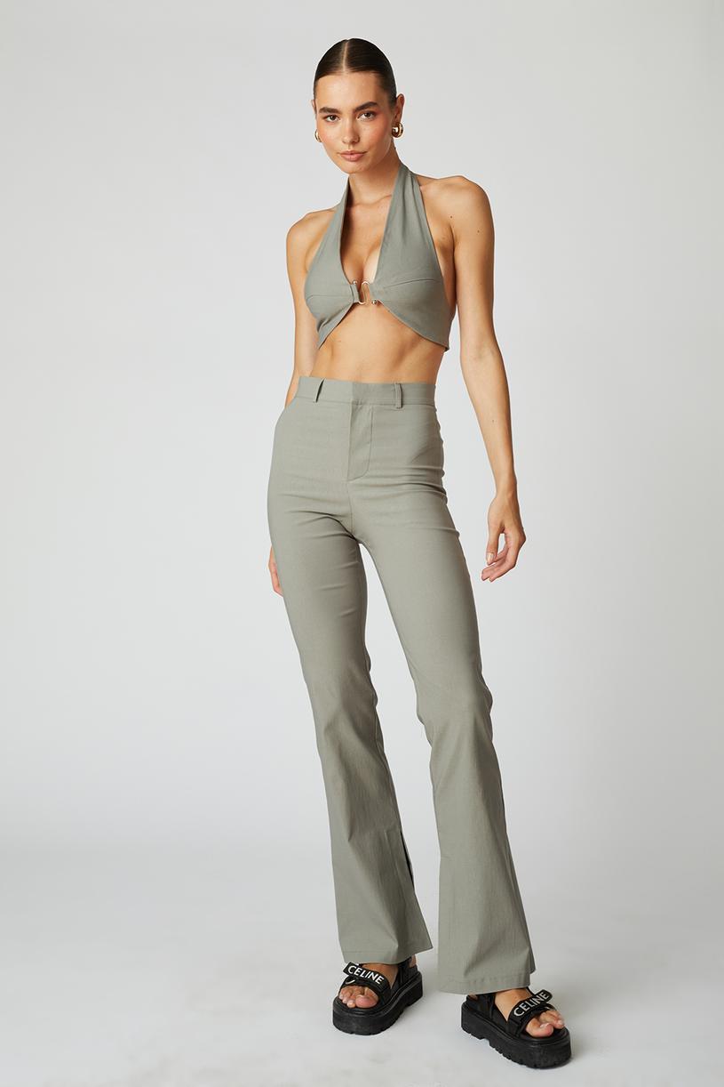 Mold Green Stretch Pants