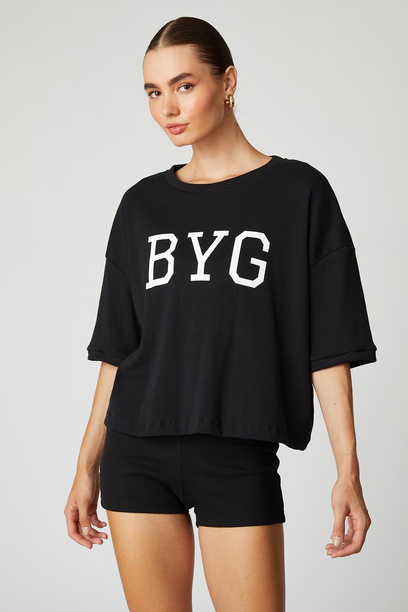 Black Byg Printed Tshirt