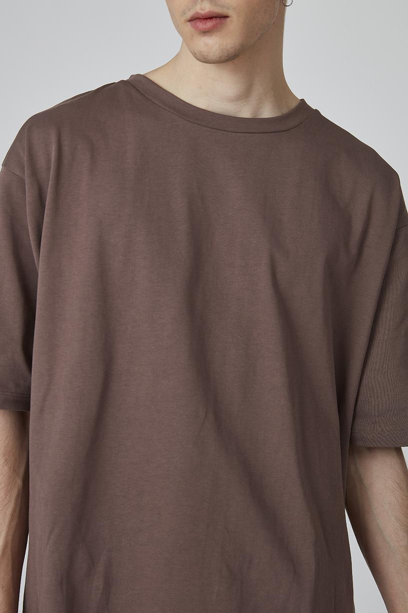 Brown Printed Compakt Tshirt