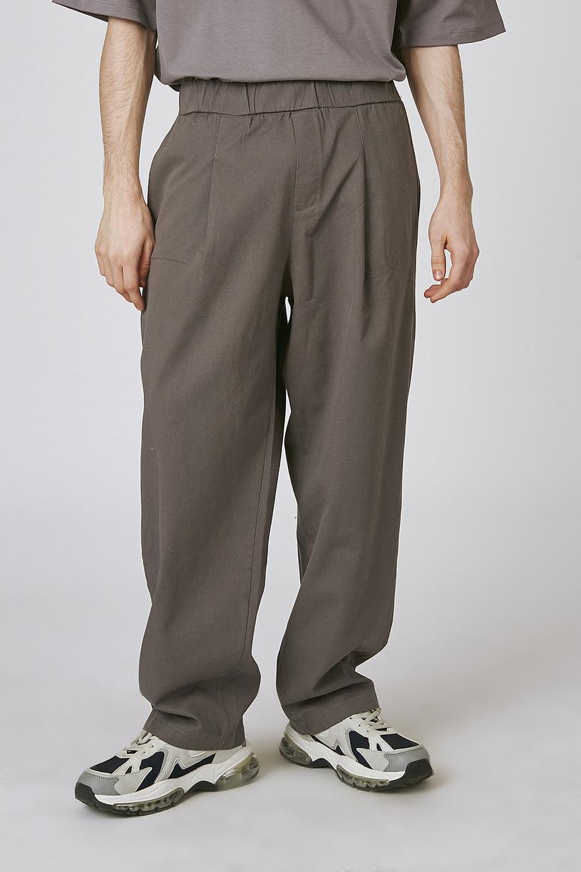 Grey Gabardin Trousers