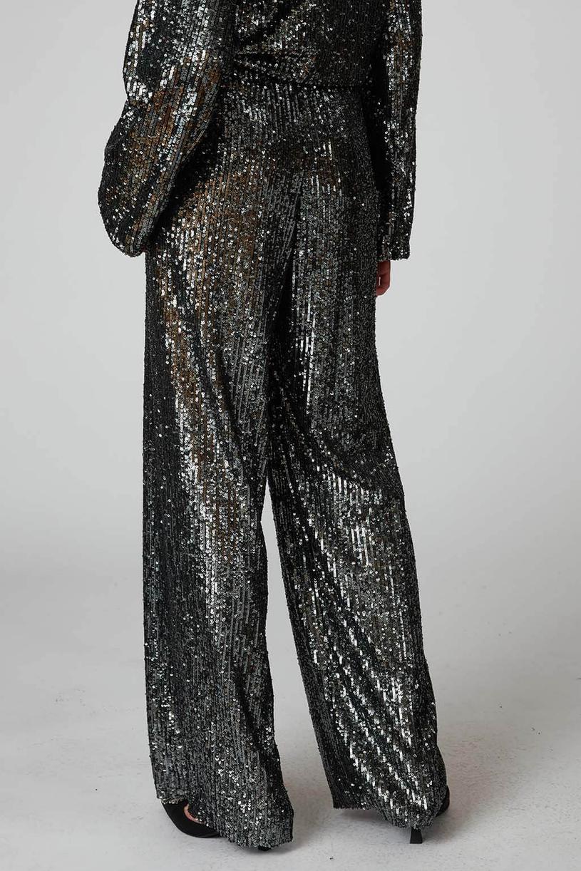 Anthracite Sequined Pants