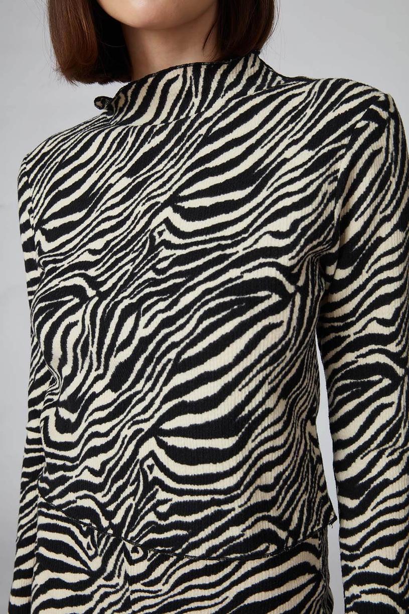 Black White Zebra Print Body