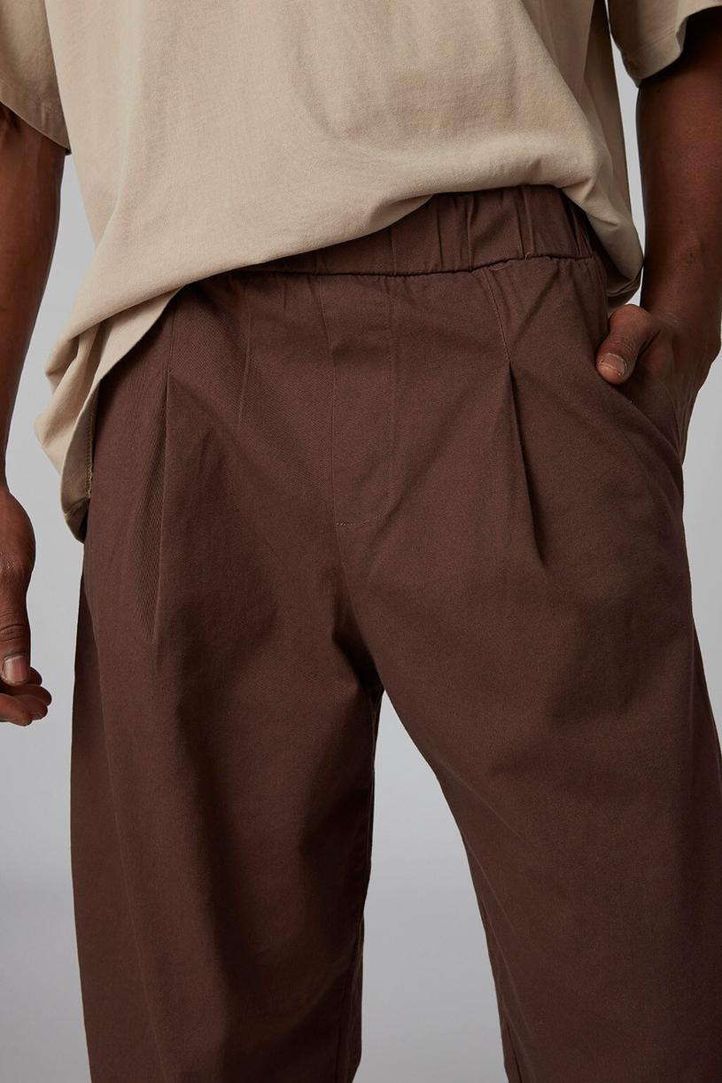 Brown Gabardin Trousers