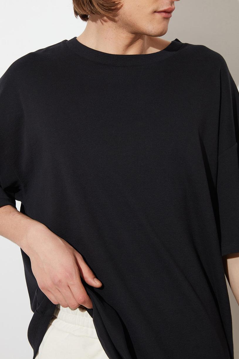 Siyah Oversize Loose T-shirt