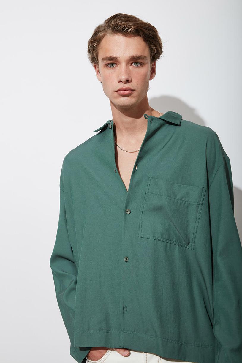 Green Oversize Shirt
