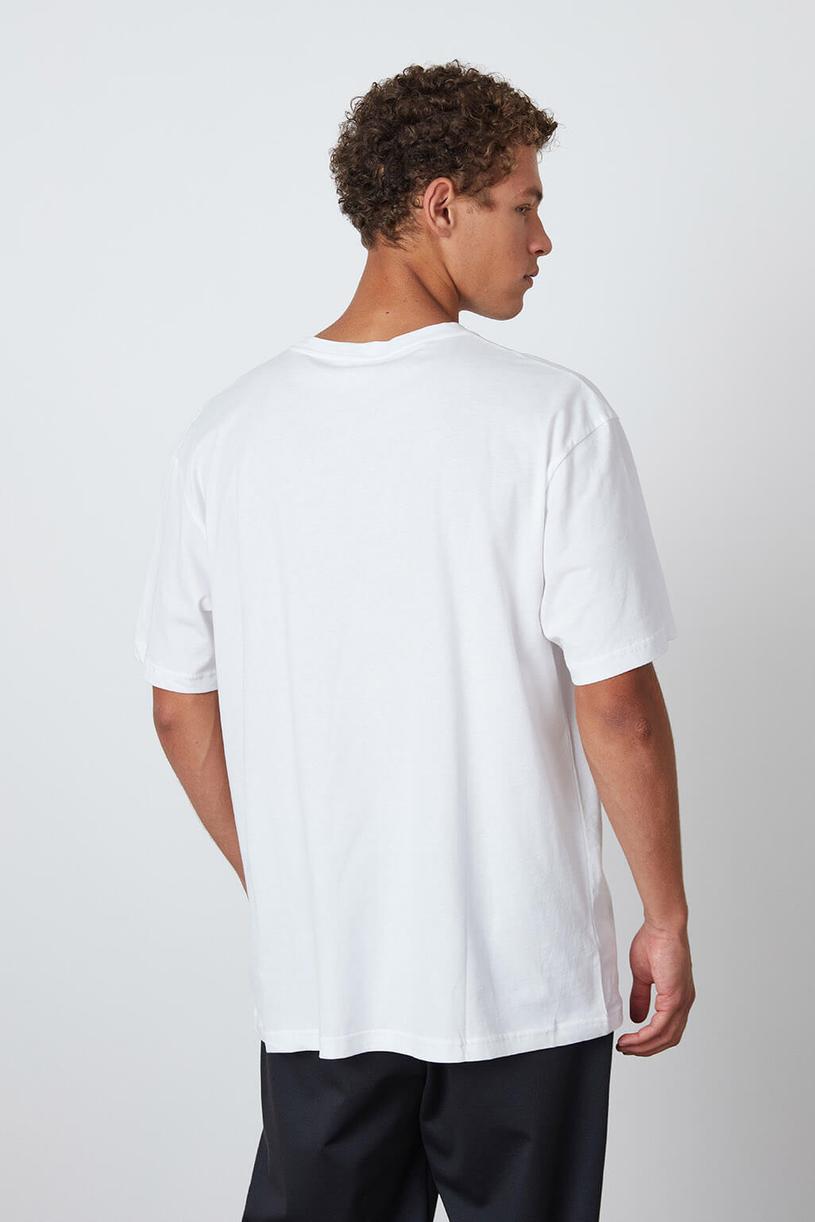 White Oversize Basic Tshirt