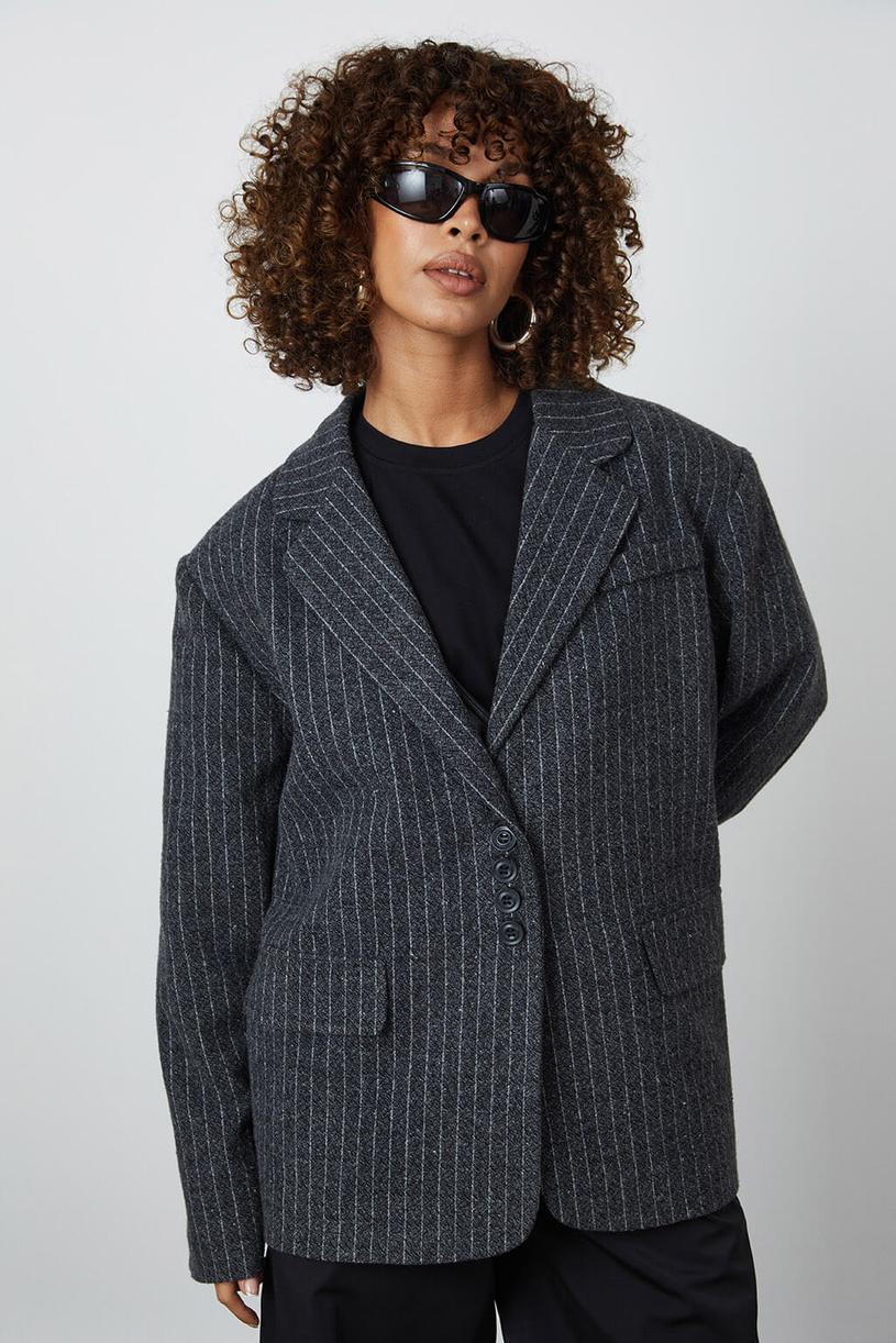 Anthracite Stripped Cachet Jacket