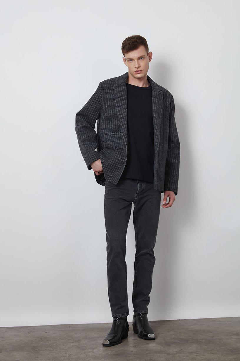 Anthracite Stripped Cachet Jacket