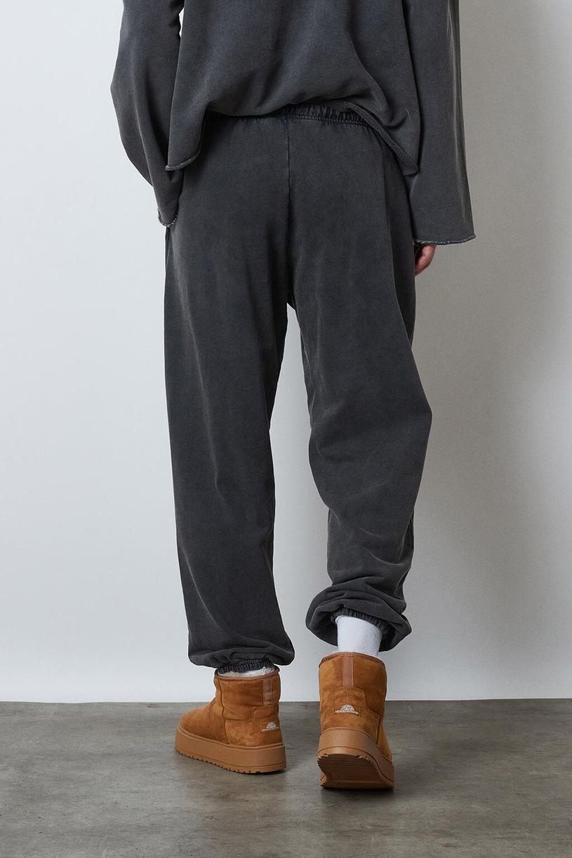 Anthracite Washed Jogging Pants