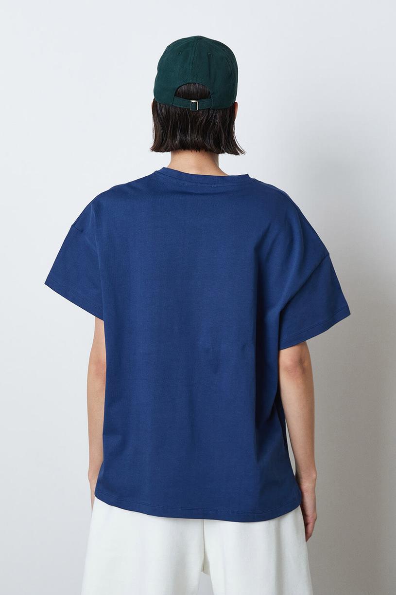 Navy Blue Oversize Compakt Tshirt