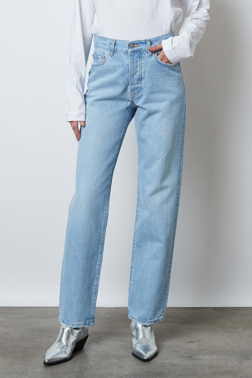 Light blue 80s Straight Jean
