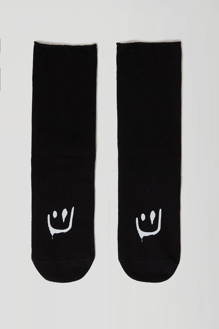 Smiley Print Socks